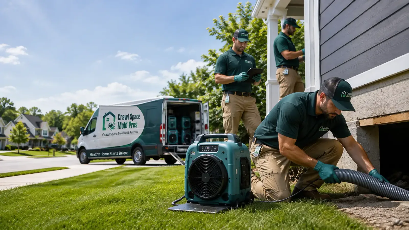 Crawl Space Mold Removal in Washington Crossing, PA